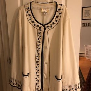 Beautiful Woman’s cream colored blazer